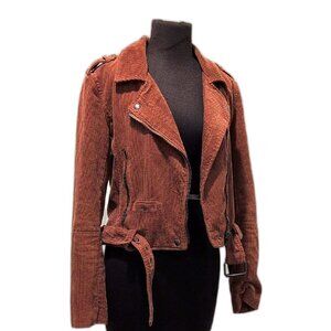 Blank NYC Rust Corduroy Utility Jacket